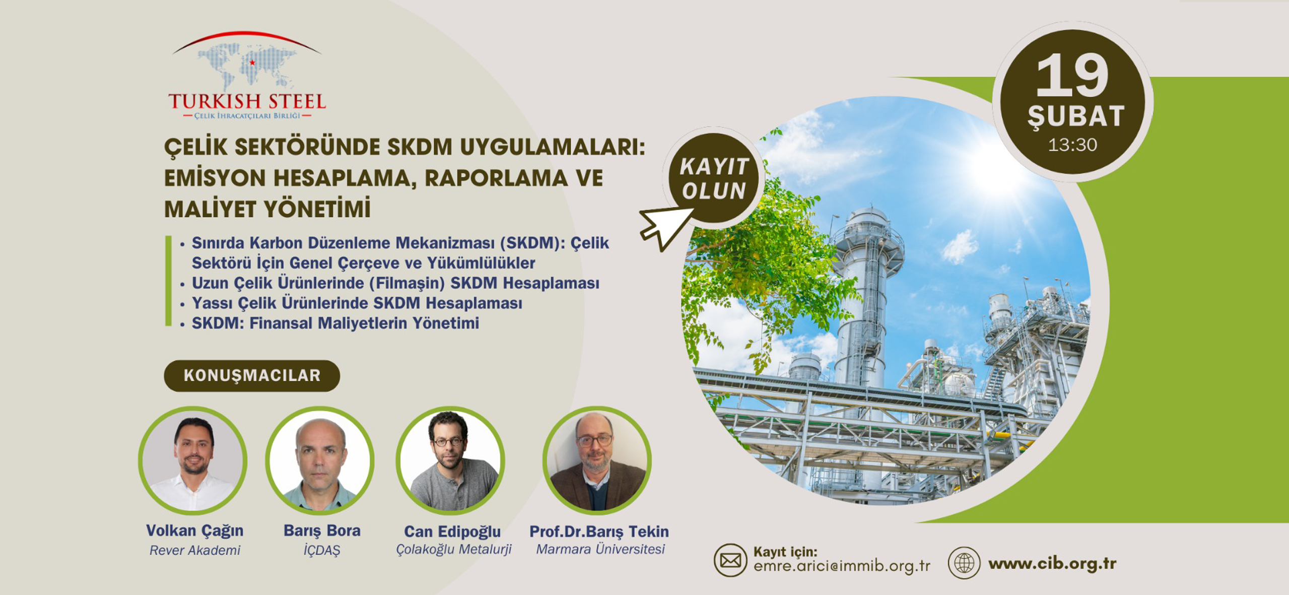 19 Şubat 2026 Çelik Sektöründe SKDM Uygulamaları: Emisyon Hesaplama, Raporlama ve Maliyet Yönetimi